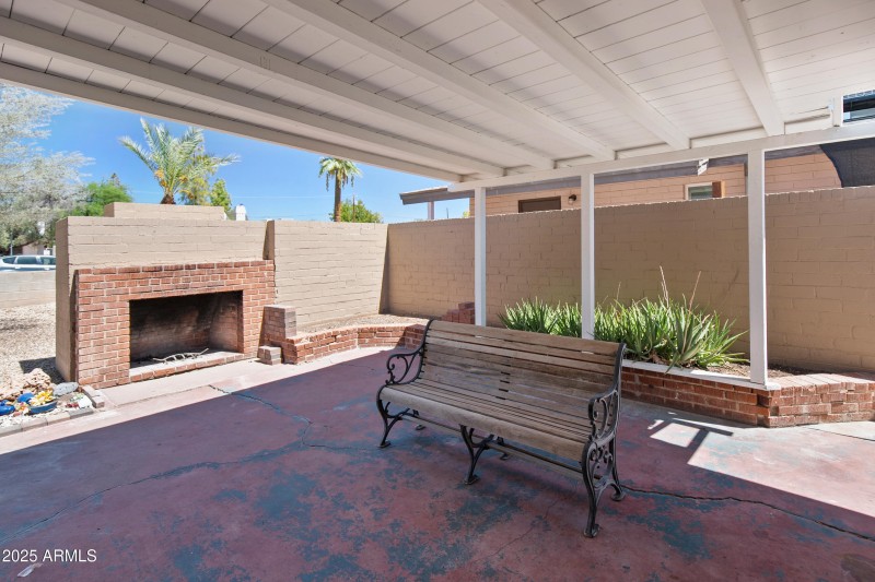 Back patio