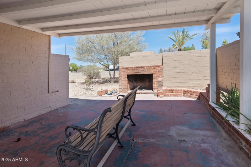 Back patio