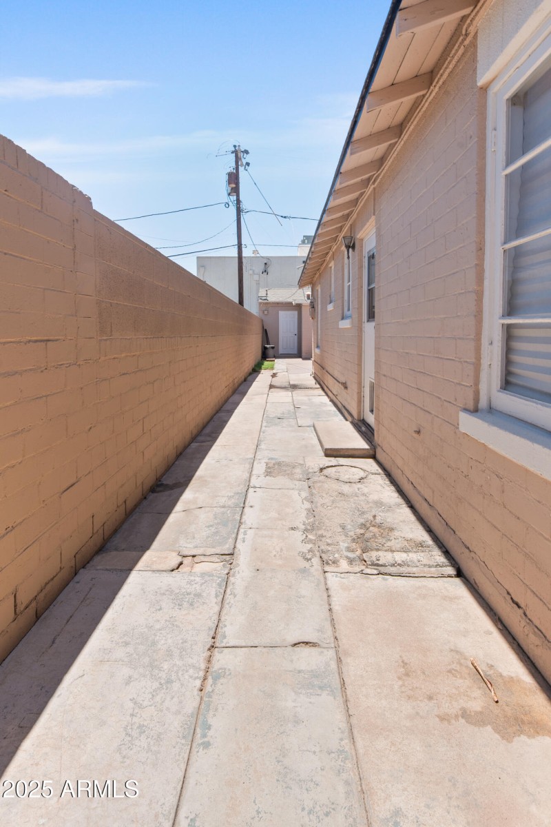 Side of home