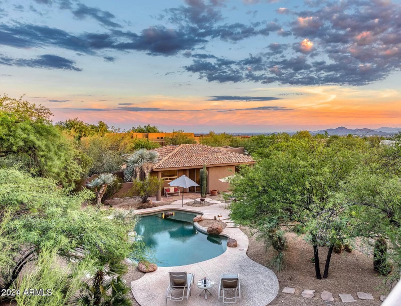 View of Casita from Main Home Balcony