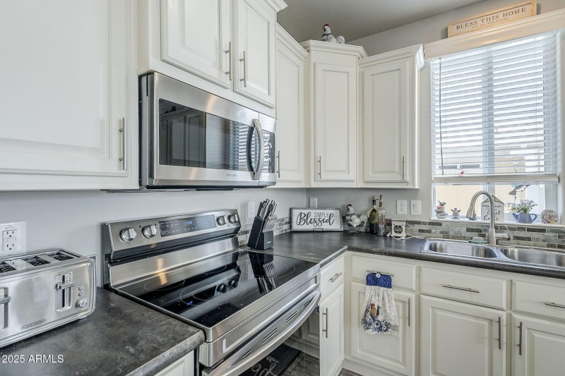 Modern, soft-close cabinetry