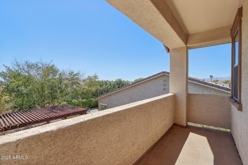 Balcony off Primary