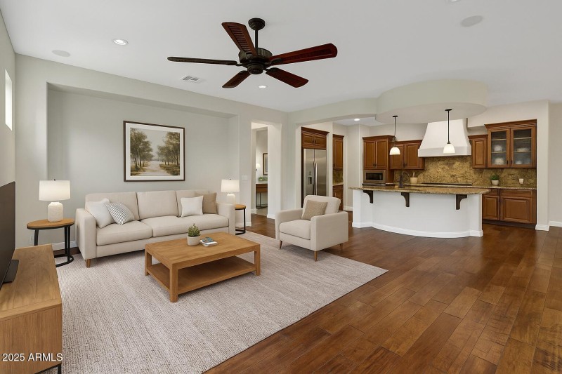 Great Room Staged