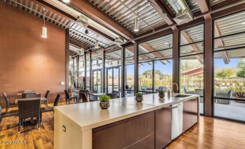 Community Center Kitchen and Dining area