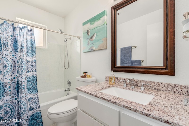 Updated hall bath