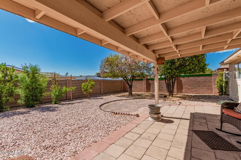 Nice covered patio