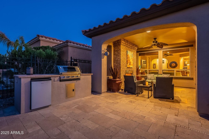 Built-in BBQ