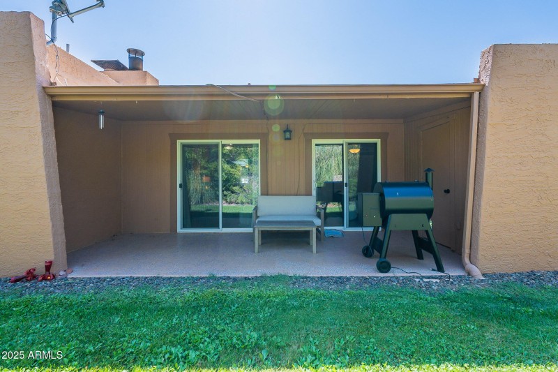 Rear Covered Patio