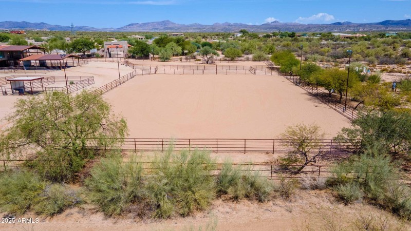 Watered & lighted arena