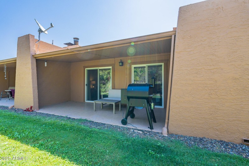 Rear Covered Patio