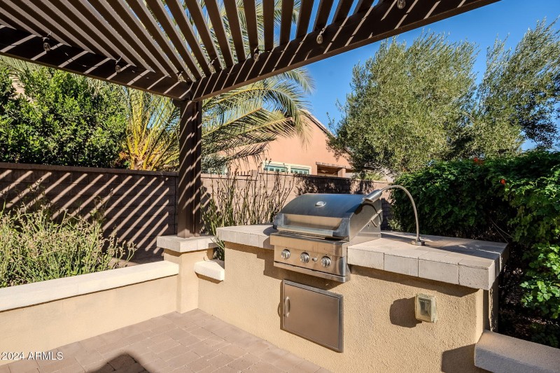 Built-in BBQ
