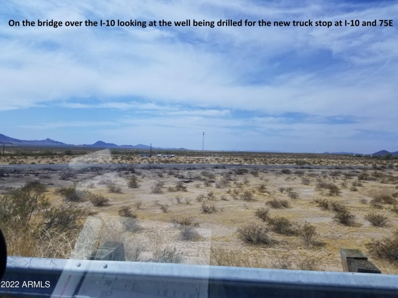 New truck stop view