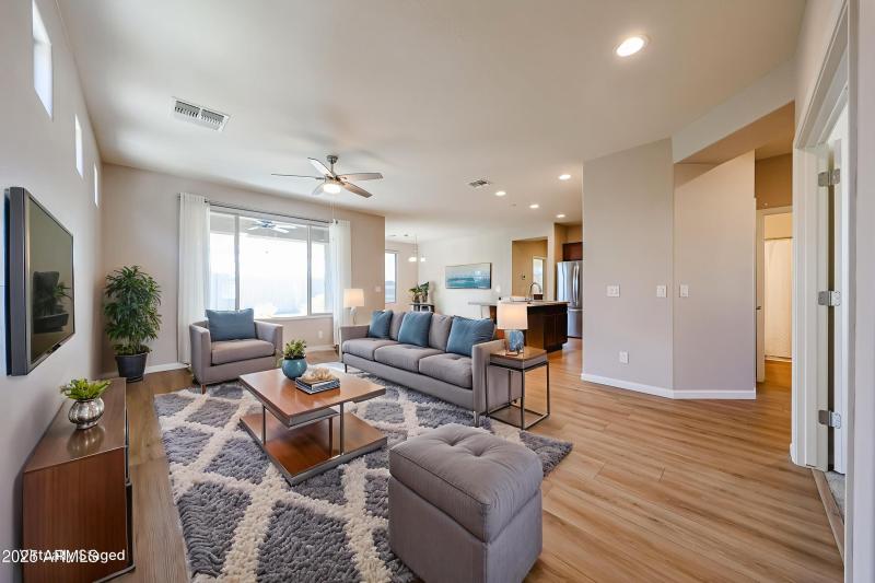 Great Room - Virtually Staged