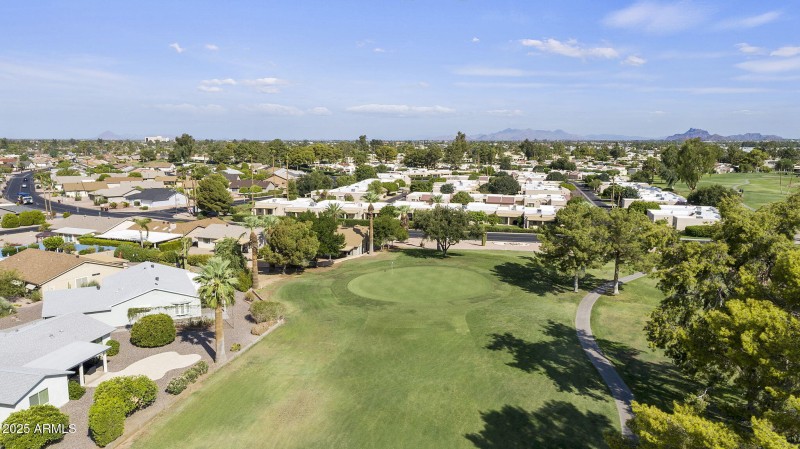 16th Green Aerial