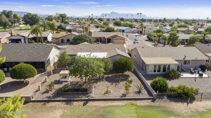 Aerial View of Backyard