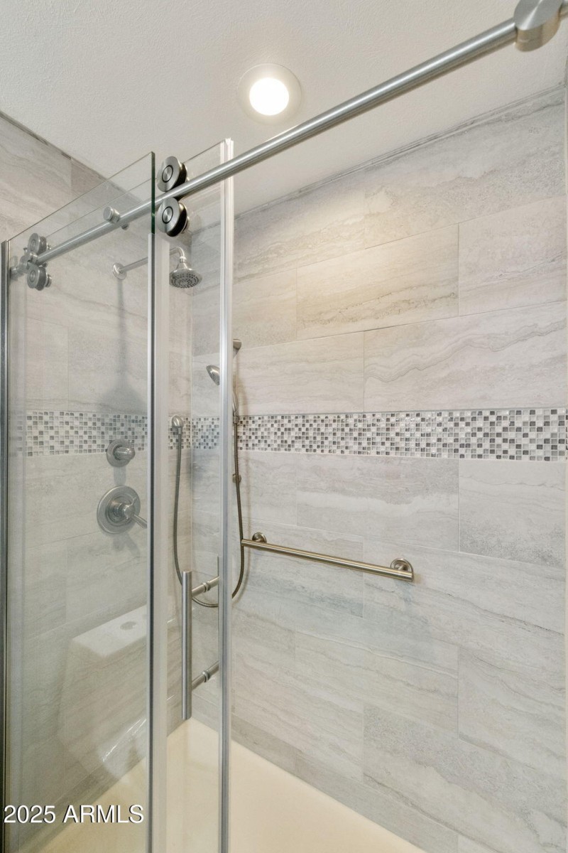 Primary Tiled Walk-In Shower