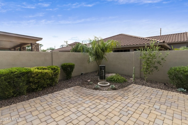 Paver patio