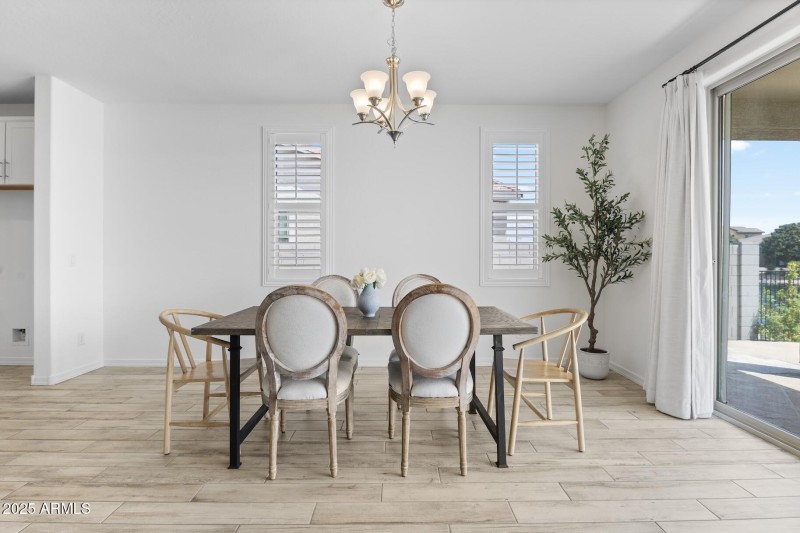 Dining area