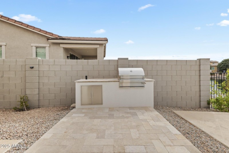 Built-in BBQ