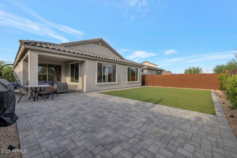 Newer landscaping
