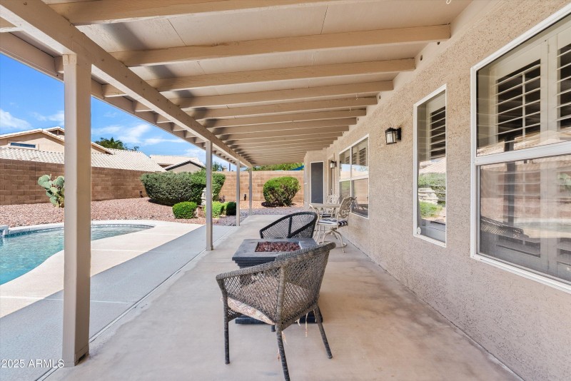 Extended Covered Patio
