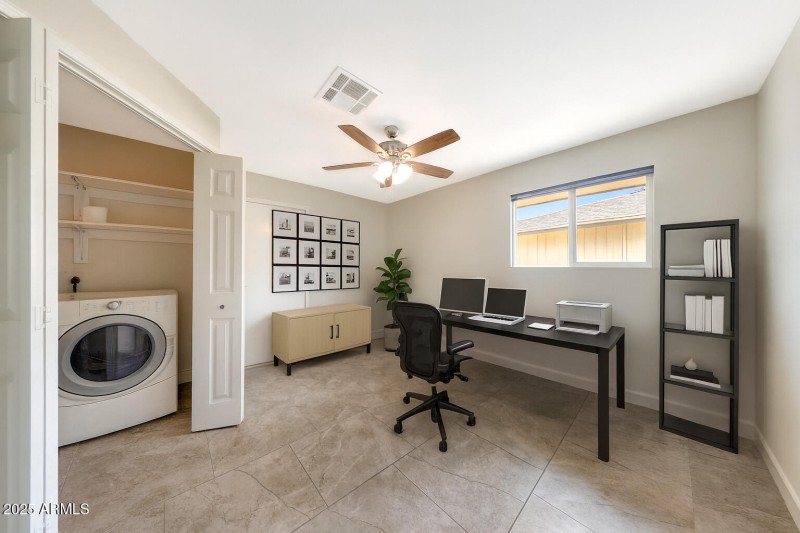 Den Office Virtually Staged B29