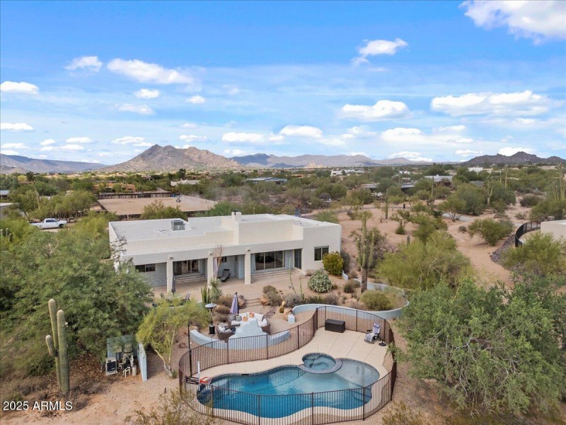 60-Aerial back of home