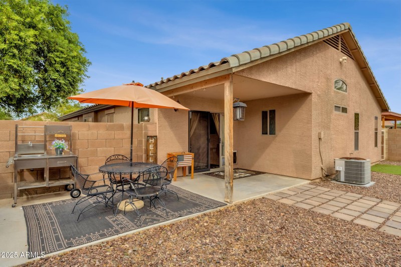 Back patio