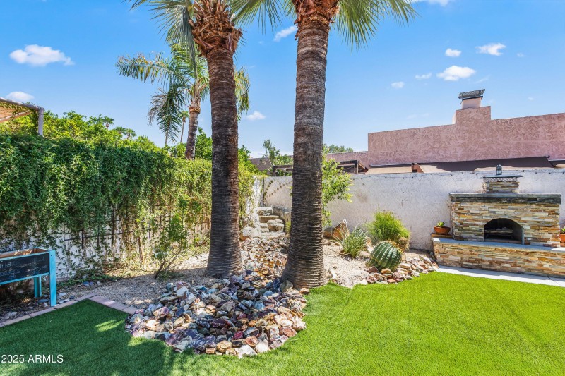 Rear of Home - Water Feature