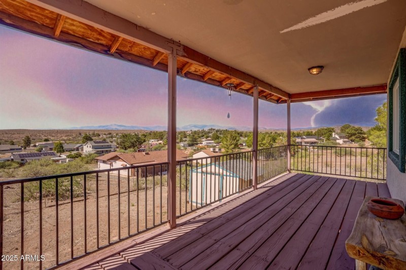 Back deck view
