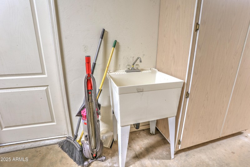 Utility Sink in Garage
