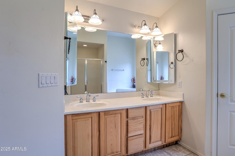 Primary Bathroom Double Vanity