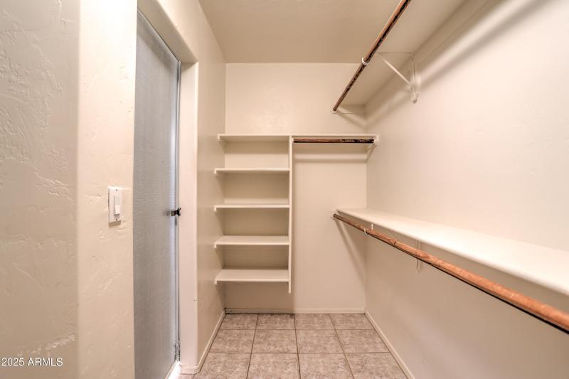 Primary Bathroom Walk-In Closet