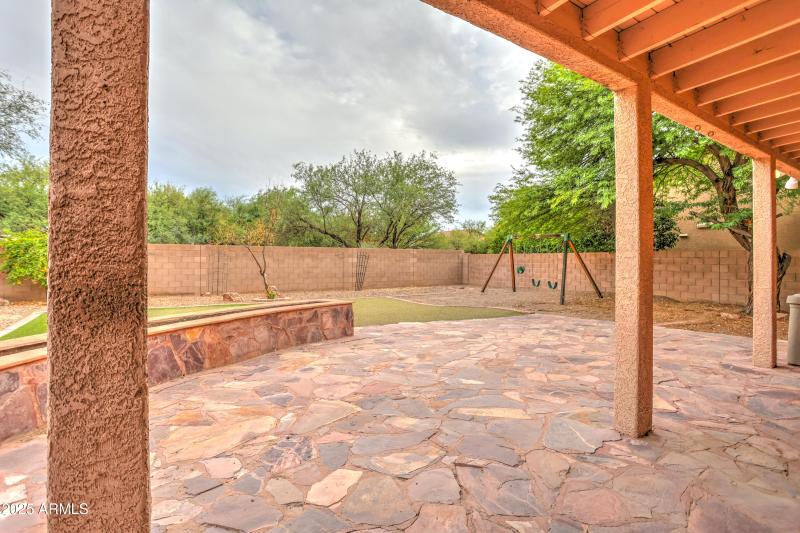 Backyard Under Balcony