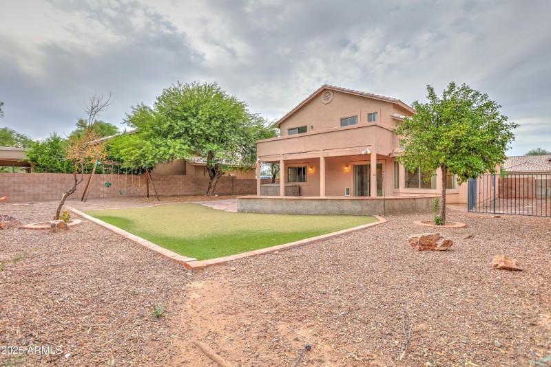 Landscaped Backyard