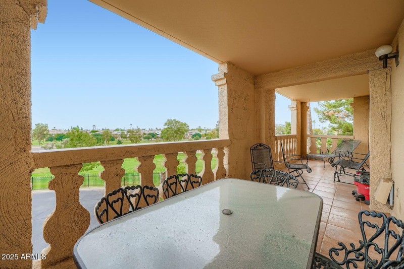 Balcony Overlooking Golf Course