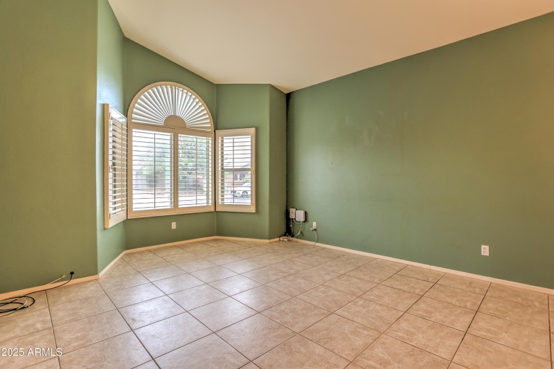 Living Room with Bay Window