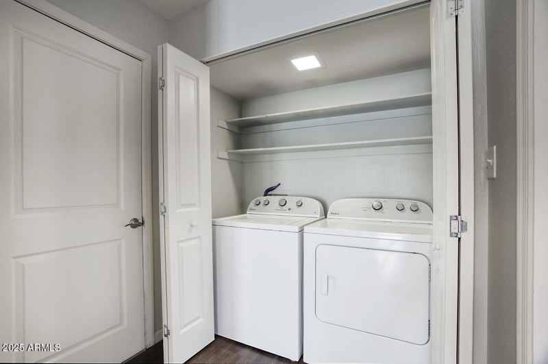 Laundry area.