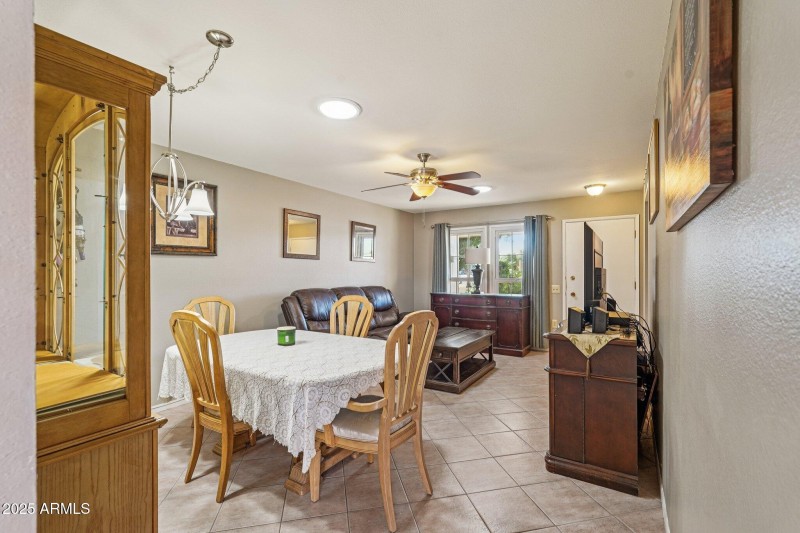 formal dining area