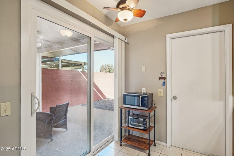 new patio door to Lanai