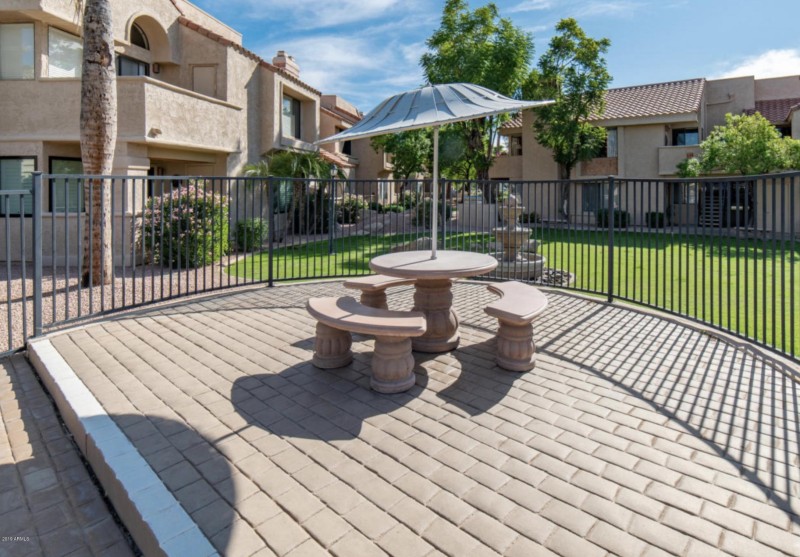 Outside sitting area