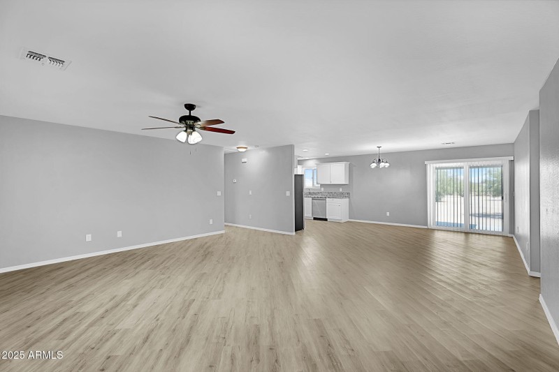 Wood Look Flooring Throughout!