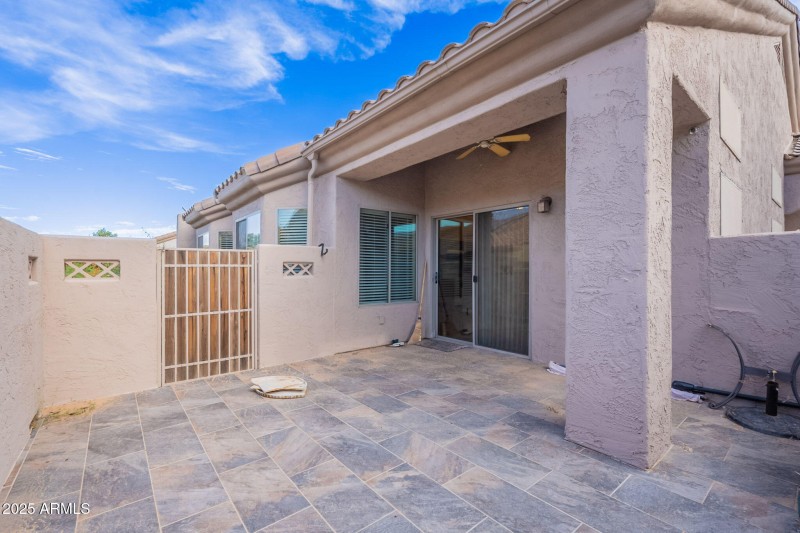 Fenced Patio
