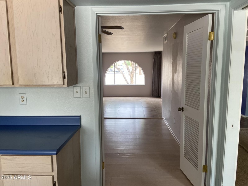 Kitchen view toward DR
