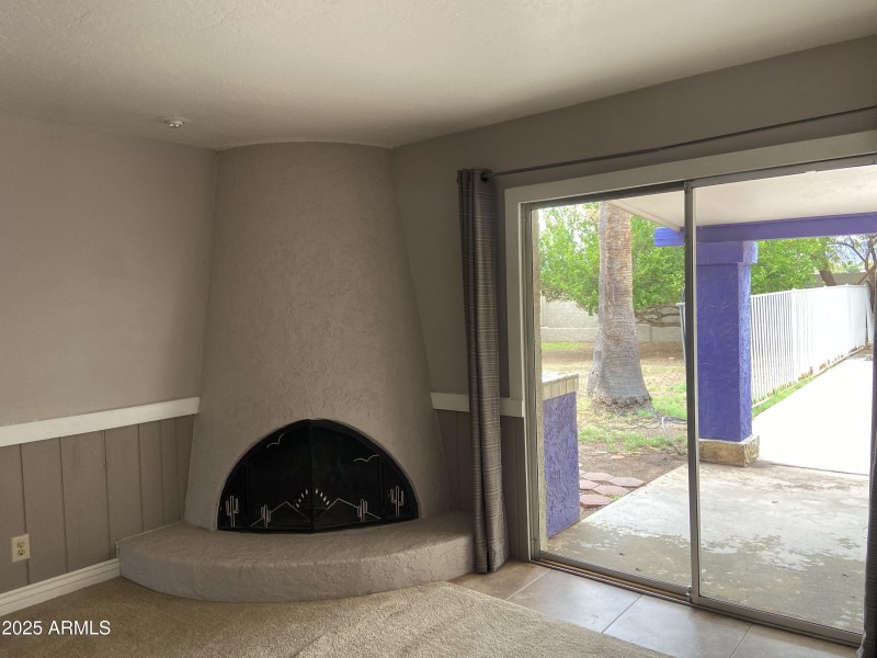 Family Room Beehive Fireplace