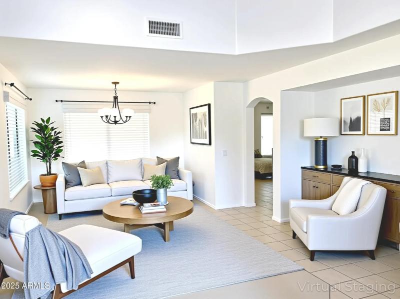 Virtually Staged Living