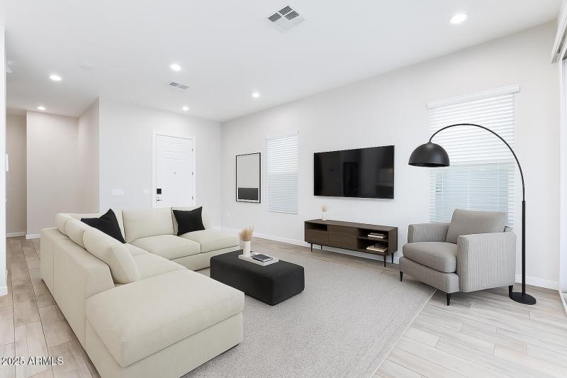 Great Room Virtually Staged