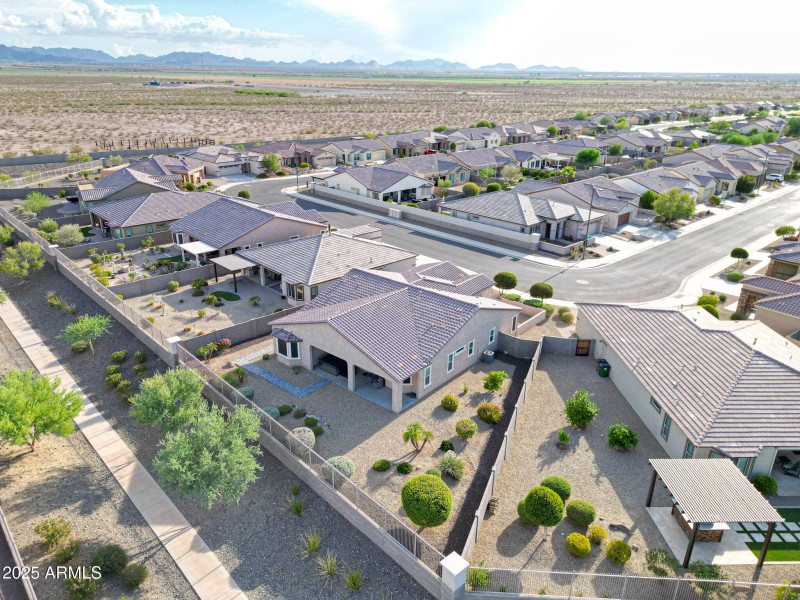 Drone Back of Home