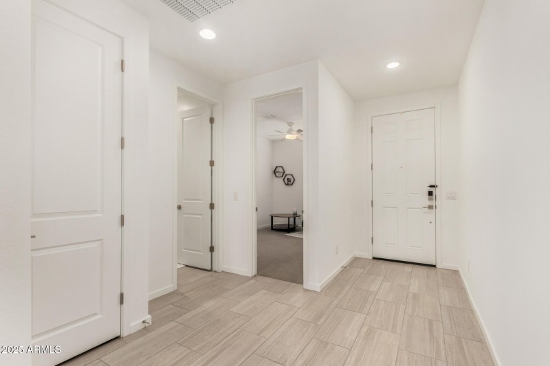 Looking at the front entry