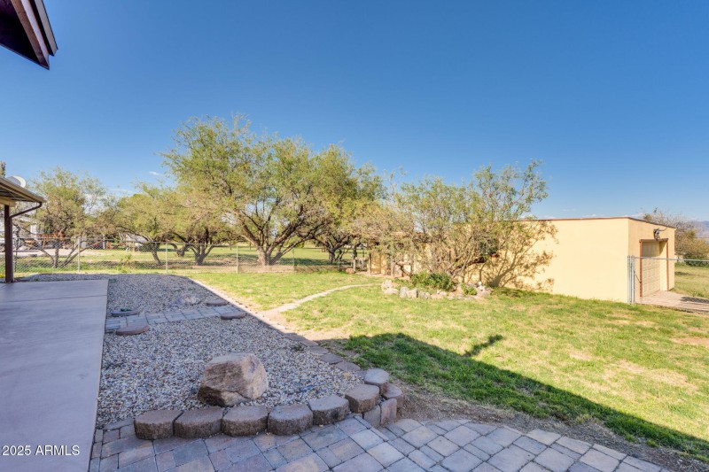 Fenced in yard